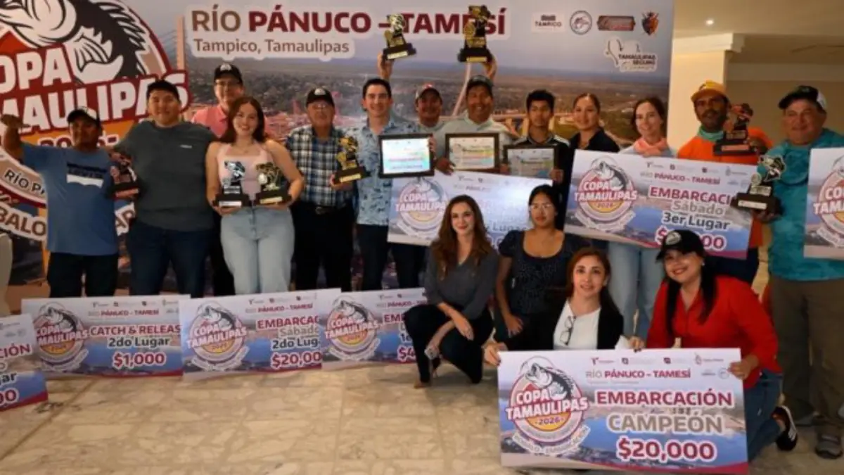 Alberto Almaraz García es el campeón absoluto de la Copa Tamaulipas 2026 de Robalo en el sistema lagunario Río Pánuco–Tamesí
